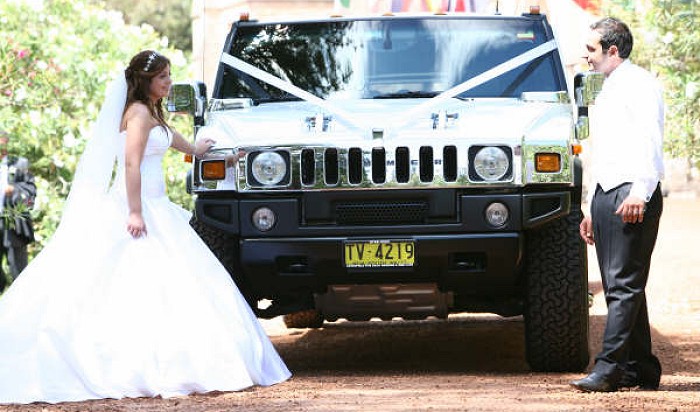Wedding cars hummer hire